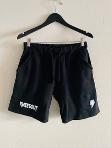 Black Kneesout Summer Shorts